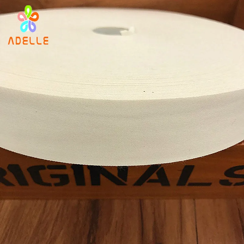 Лента хлопковая плетеная 10/15/20/25/30/35/40/50 мм x 100 м|cotton webbing|tape webbingsewing strips |