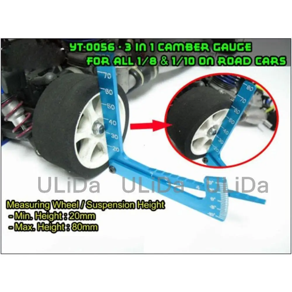 Новый набор инструментов шасси подвеска колеса развала высота YT-0056 1/8 1/10 RC