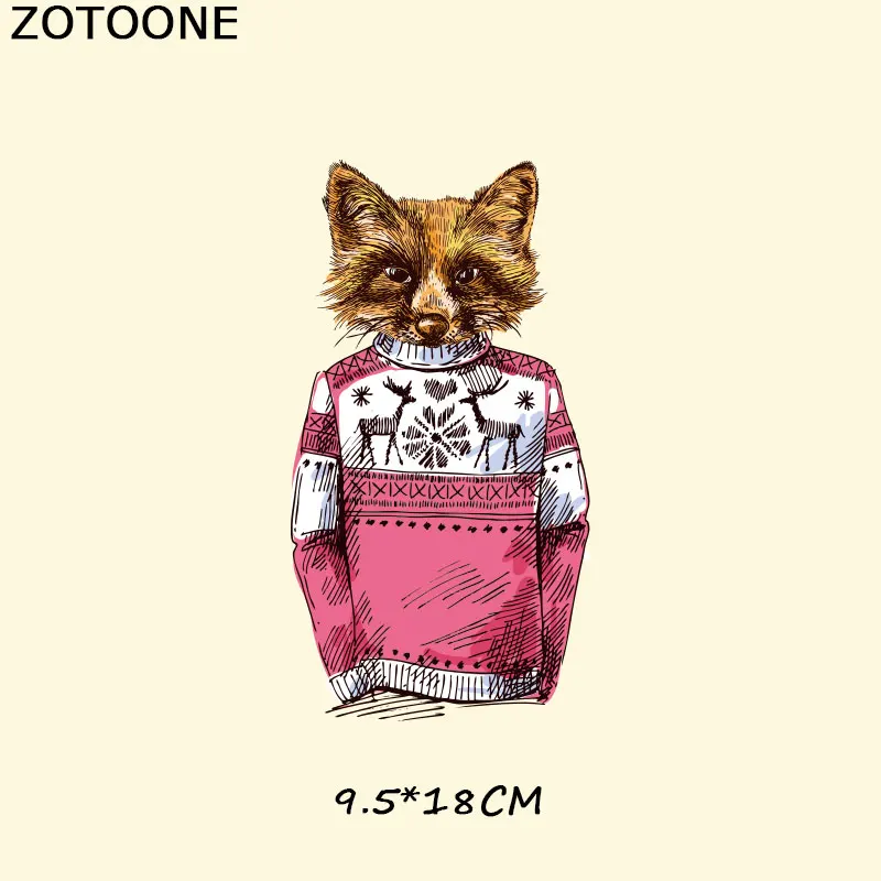 Нашивки ZOTOONE для одежды модные нашивки с животными стирающиеся a-уровневые