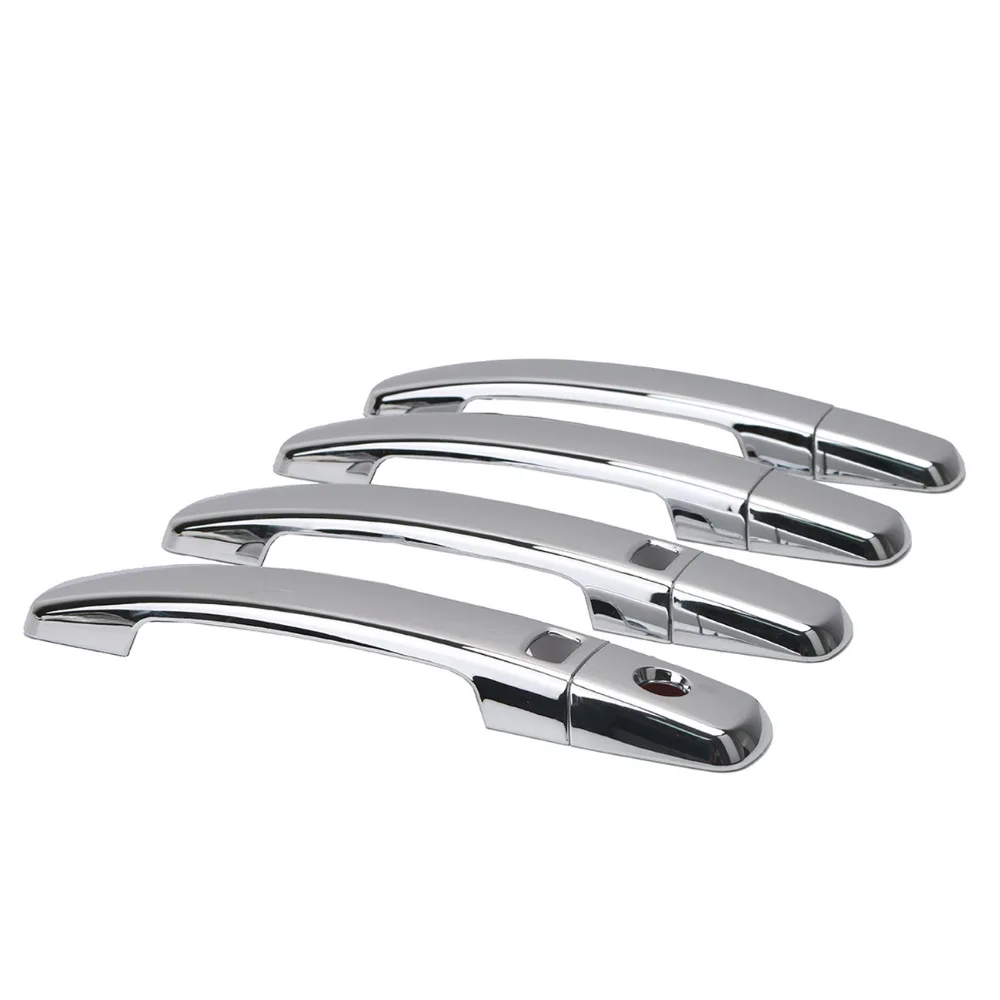 Wisengear Chrome 4 двери ручки набор для Nissan Altima sentra Frontier Максима Qashqai квест 2007 2008 2009 2010 2012 #