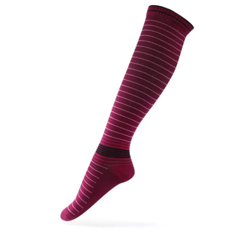 Men's Compression Socks Wide Calf Stripe Sock Fast Dry AA10034 | Мужская одежда