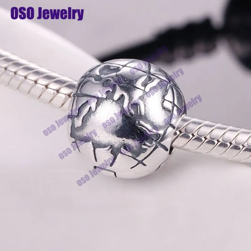 Joyas De Plata 925 Круглый Зажим шармы бусины подходят для оригинальных браслетов