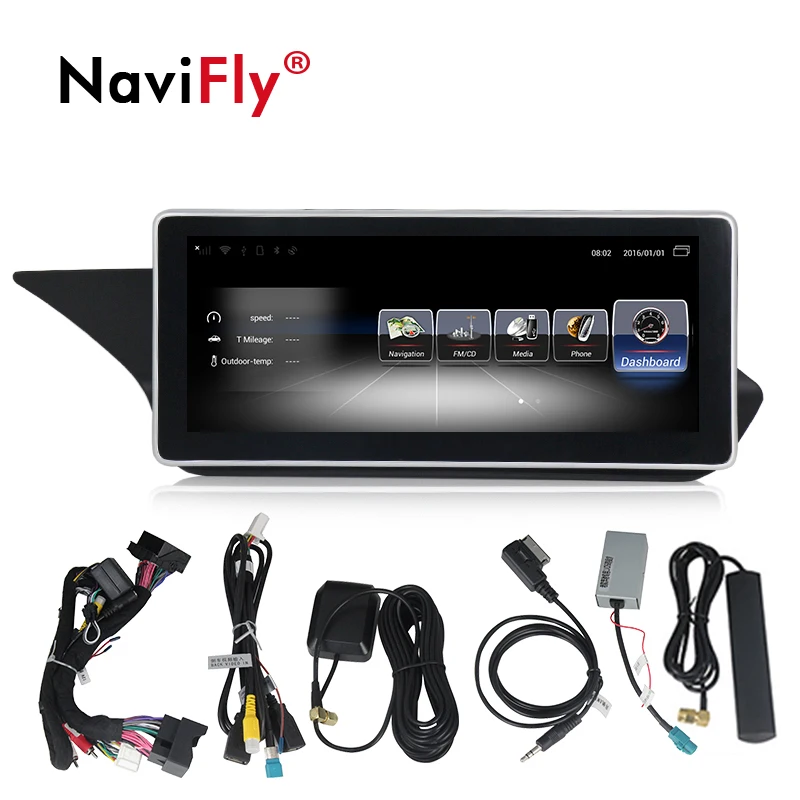 NaviFly Android7.1 Автомобильный мультимедийный плеер для Benz E Class W212 2009- с поддержкой автомобильного видеорегистратора оригинальная автомобильная информация