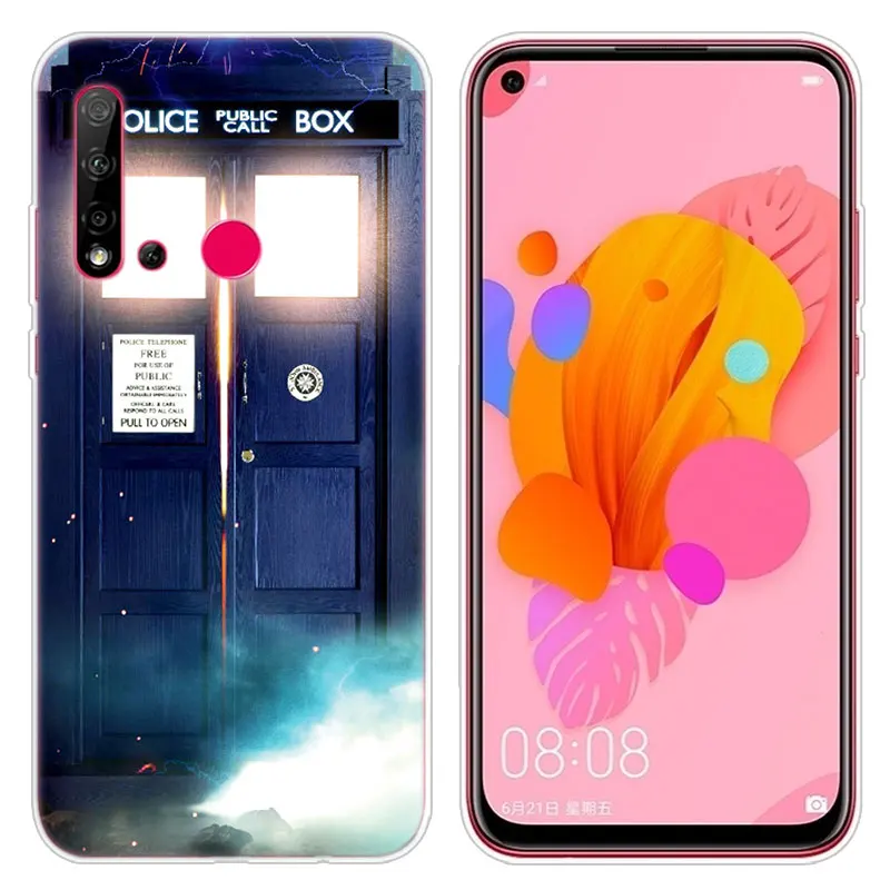 Лидер продаж модный силиконовый чехол Tardis Box Doctor Who для Huawei P30 20 Pro 10 P9 P8 Lite 2017 P Smart Z