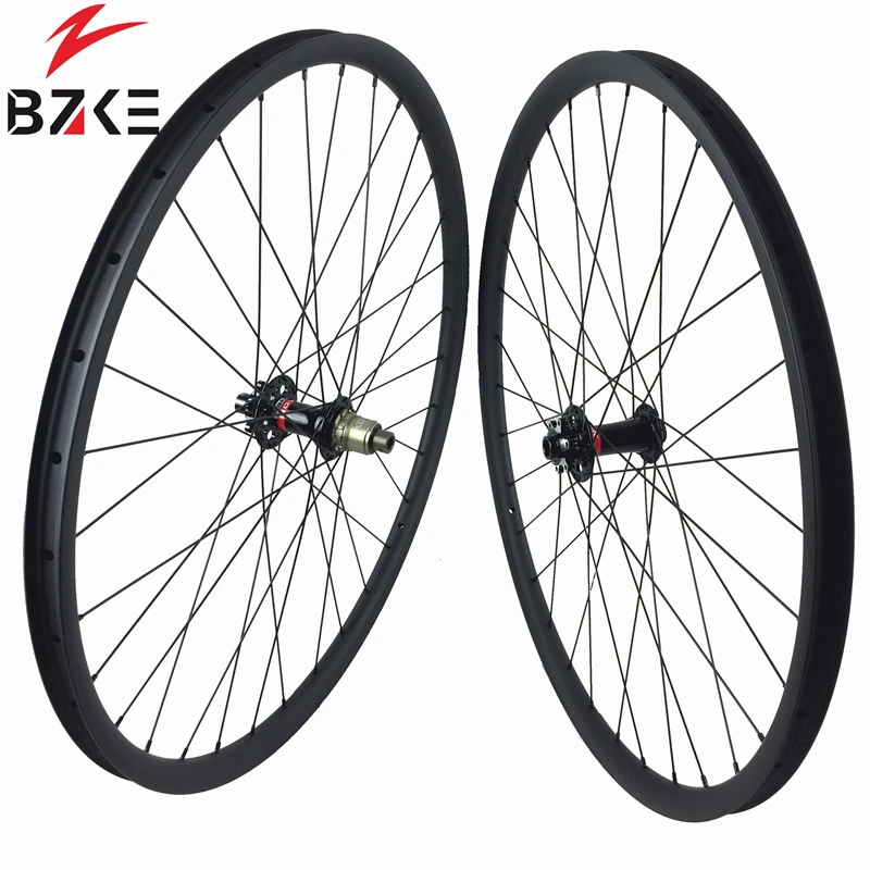 Карбоновые велосипедные колеса 29 дюймов ширина 30 мм карбоновые mtb boost 29er Novatec HUB wheel