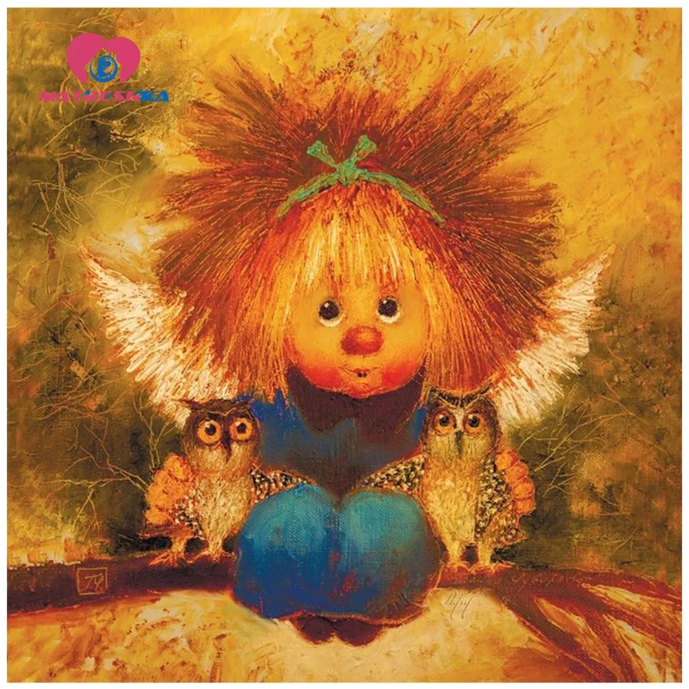 Алмазная вышивка Детская фея стразы алмазная мозаика полный дисплей наборы