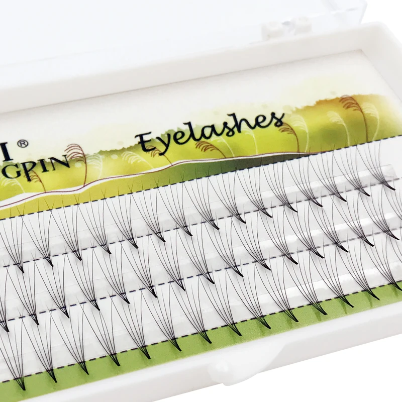 60pcs/Set 8/10/12 mm Individual Lashe Black Natural Fake False Eyelash Long Cluster Extension Makeup lash eyelashes | Красота и