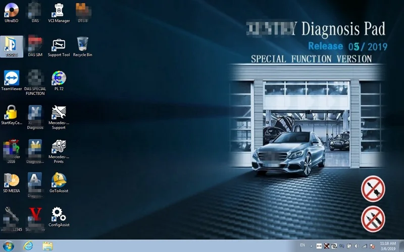 High Quality full software to Mb Star C4/C5 SD Connect with HDD 05/2019V X-entry/DTS/Vediamo MB Diagnostic |