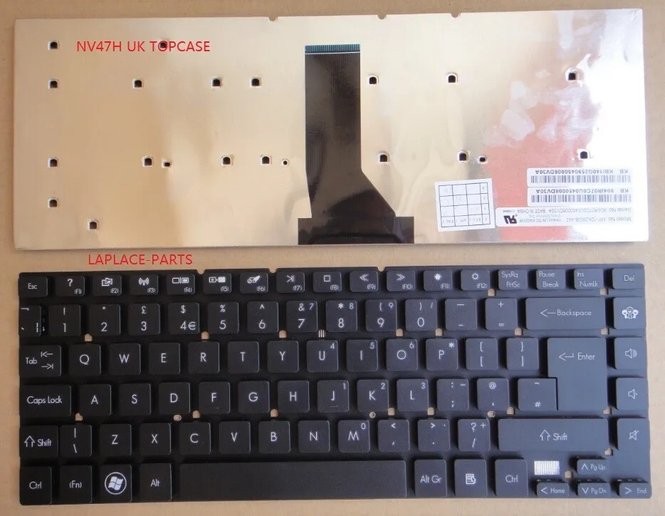 Новый подлинный британский макет для шлюза/Packet Bell NV47 NV47H клавиатура MP-10K26GB-442 |