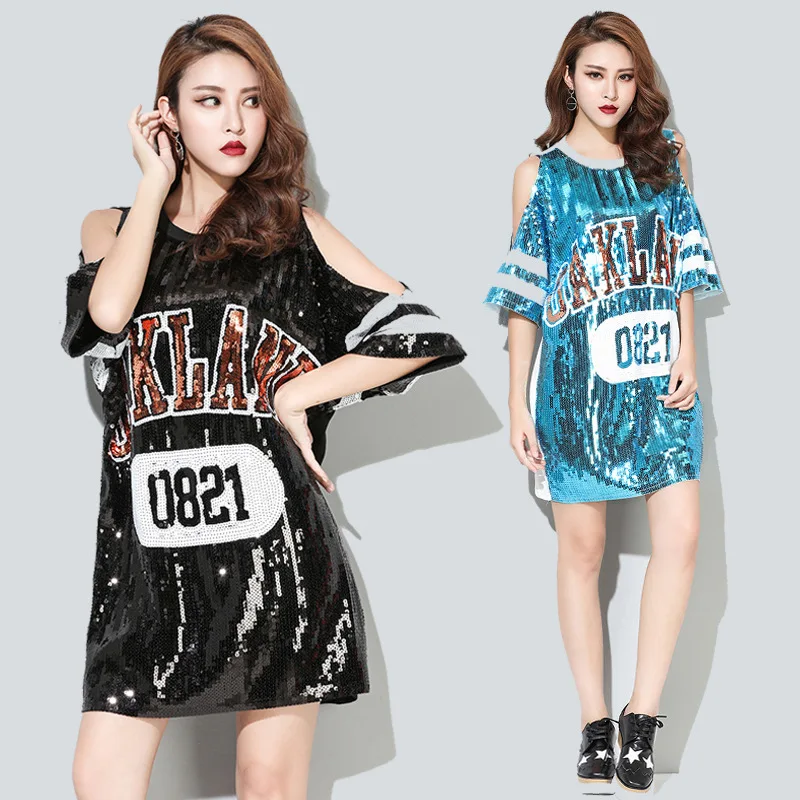 

Green Sequin Dress Women Sexy Club Dresses 2018 Loose Fit Backless Bodycon Party Nightclub Mini Vintage Dress vestido lentejuela