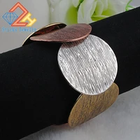 vingage charm bracelet zinc alloy plating round alloy mixing stretch bracelet