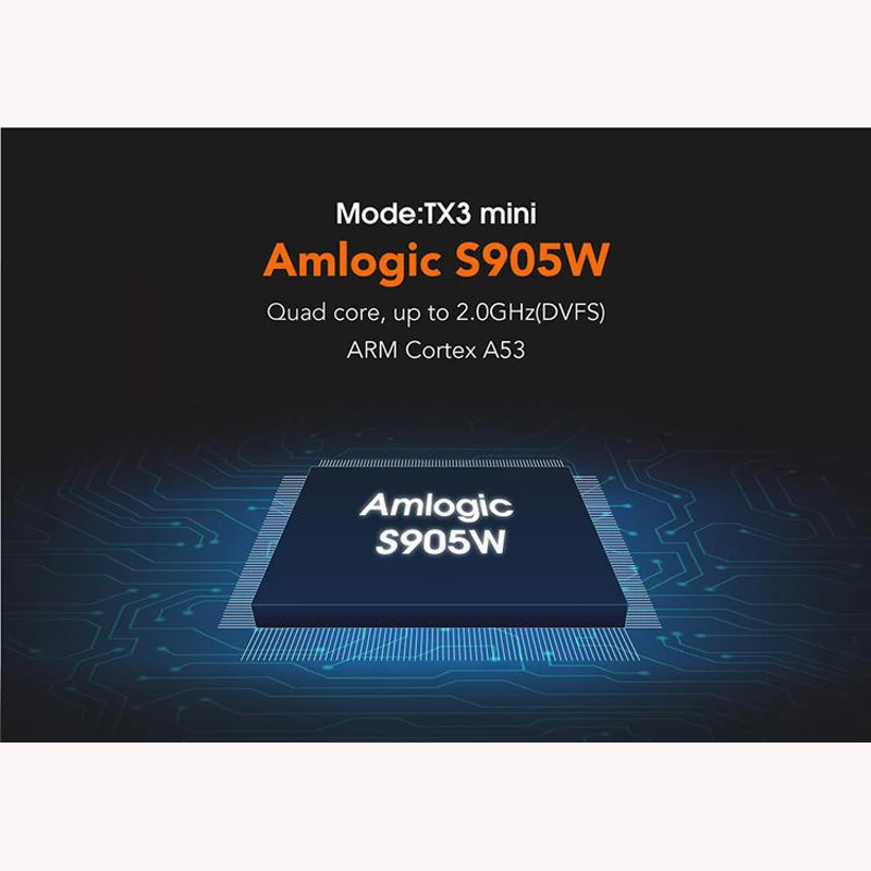 Оригинальный TX3 Мини Android 7 1 tv BOX Ram ГБ 8 2 Гб 16 Amlogic S905W четырехъядерный H.265 4K с