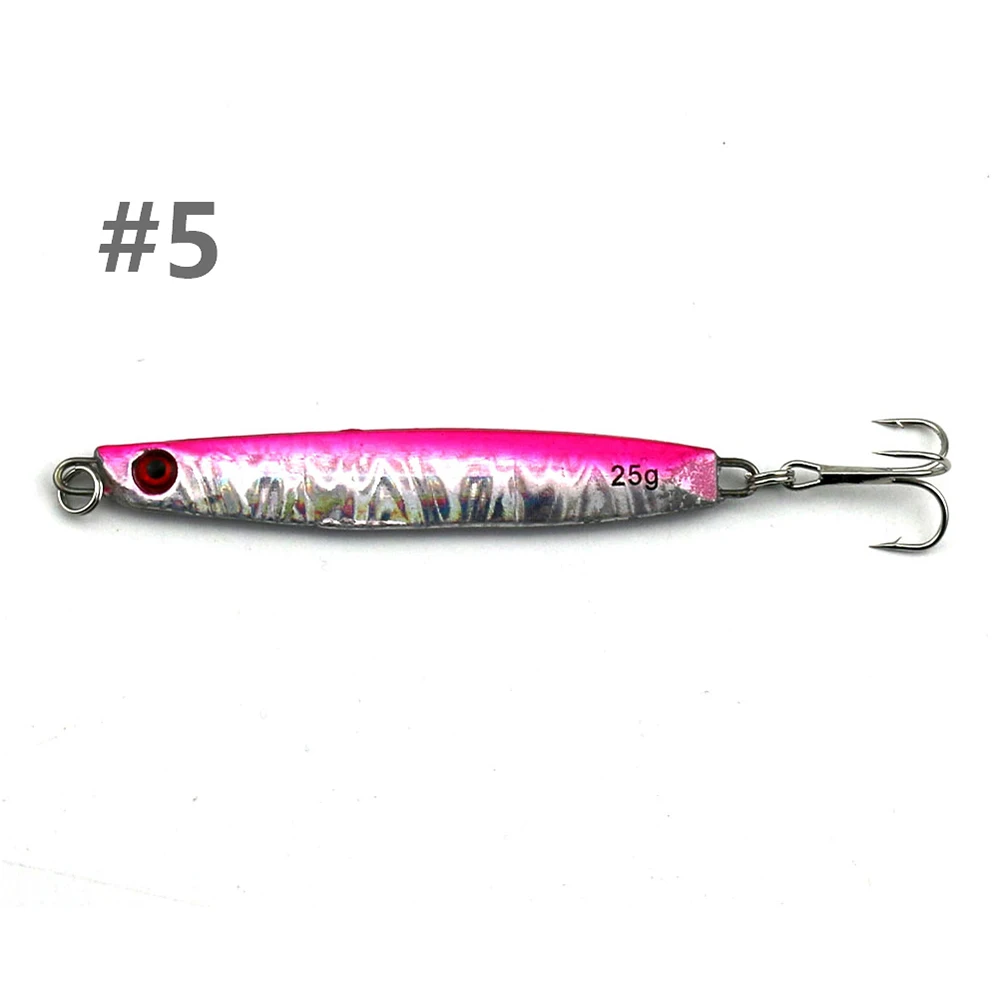 HENGJIA 10pcs Metal Pesca Isca Artificial Fishing Jigs Tackle 8cm 25g Hard Bait Jigging Lures LB026 | Спорт и развлечения