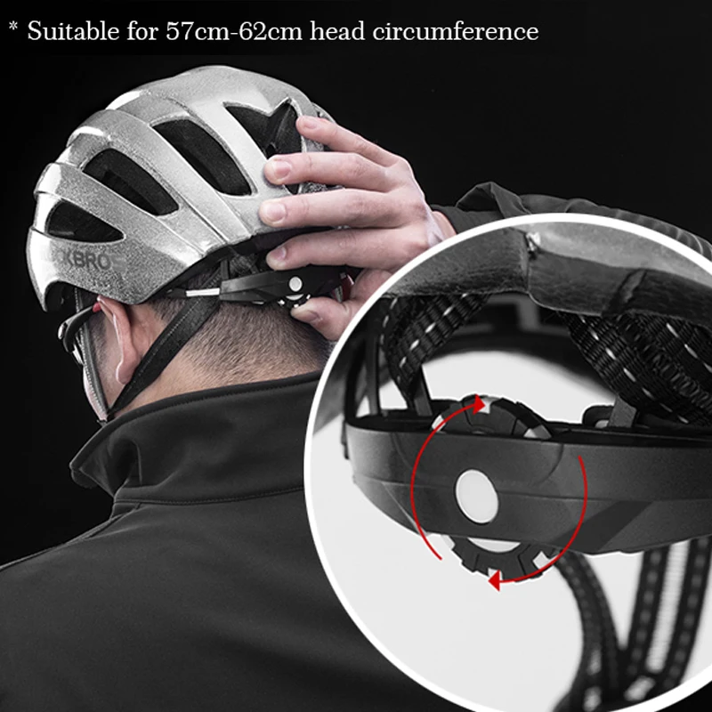 

ROCKBROS Reflective Bicycle Helmets Cycling Super Bright Safety Helmet Rode MTB Bike Night Reflective Layer Helmet For Men Women