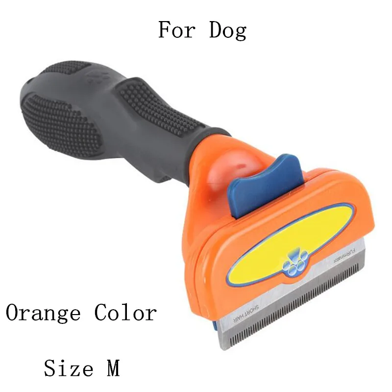 For Dog M Щетка для удаления волос для собак и кошек, расческа, инструменты для ухода за домашними животными, триммер для волос, расческа для кошек и собак - Цвет: For Dog M