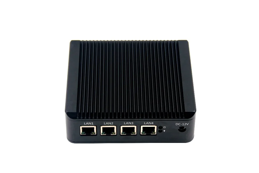 Новые 4 * Lan ядра J1900 Мини ПК с сенсорным экраном 2G Оперативная память 64 Гб памяти на