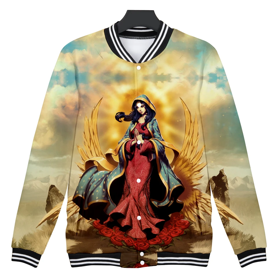 Мужские Бейсбольные куртки Our Lady of Занг 3D женские/мужские Модные осенние в стиле