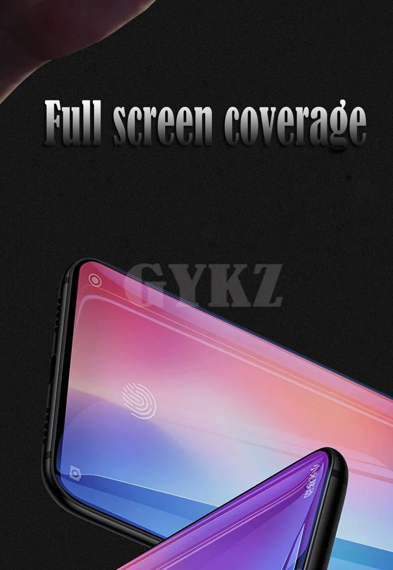 GYKZ2pcs полноэкранное закаленное стекло для huawei P30 lite P30 анти Blu-Ray полное покрытие Защитная стеклянная пленка для Huaiwe P30 lite