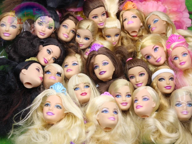 Оригинальные головки для кукол Барби 5 шт. подарки на день рождения в разных