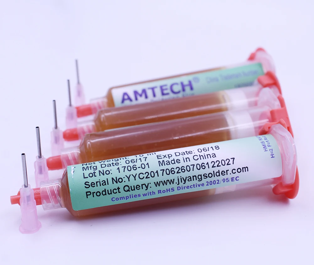 5 шт./лот 10cc AMTECH RMA-223-UV флюсовая паста реболлинг паяльная паста+ иглы для BGA ремонтные инструменты