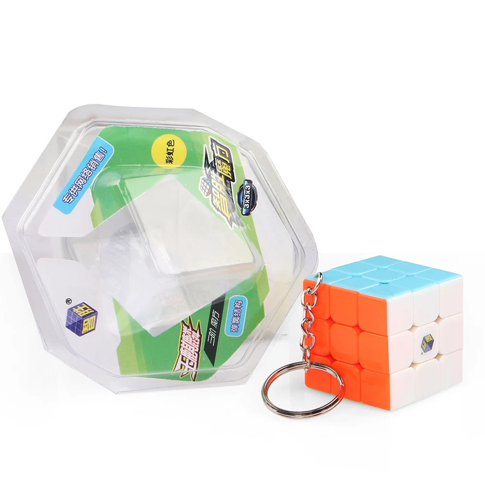 Брелок D-FantiX Yuxin Cube 3x3 мини куб головоломка игрушка (1 38 дюйма) | Игрушки и хобби