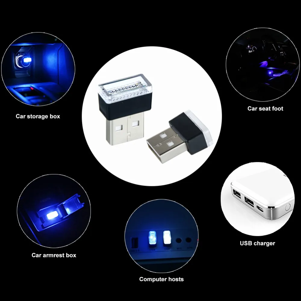 Avacom Автомобильные светодиодные атмосферные огни USB розетки интерьерная