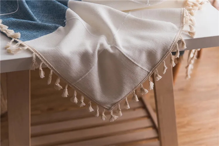 Квадратная скатерть для обеденного стола с кисточками прямоугольная свадебной