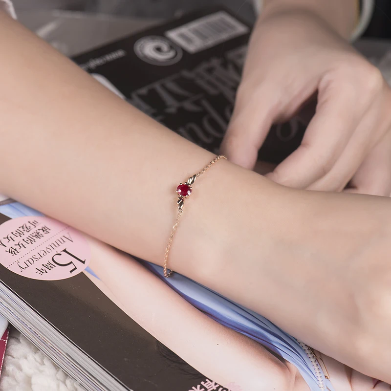LOVERJEWELRY летучей мыши Форма однотонные 18Kt золото 4 5x5 5 мм овальным вырезом браслет