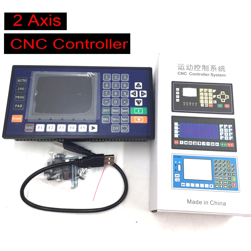 

Upgrated 2 Axis CNC Controller 3.5inch TFT With USB-PC RS485 Communication for Servo & Stepper CNC Machine One Year Warranty