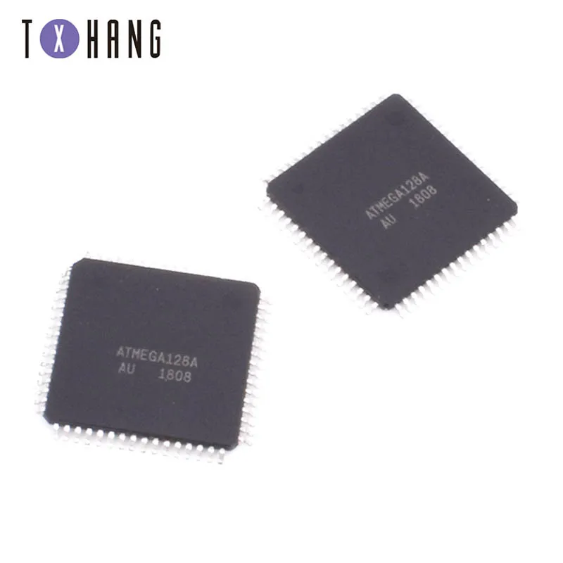 10 шт. ATMEGA128A-AU ATMEGA128A ATMEGA128 128A-AU Новый микроконтроллер TQFP-64 | Электронные компоненты