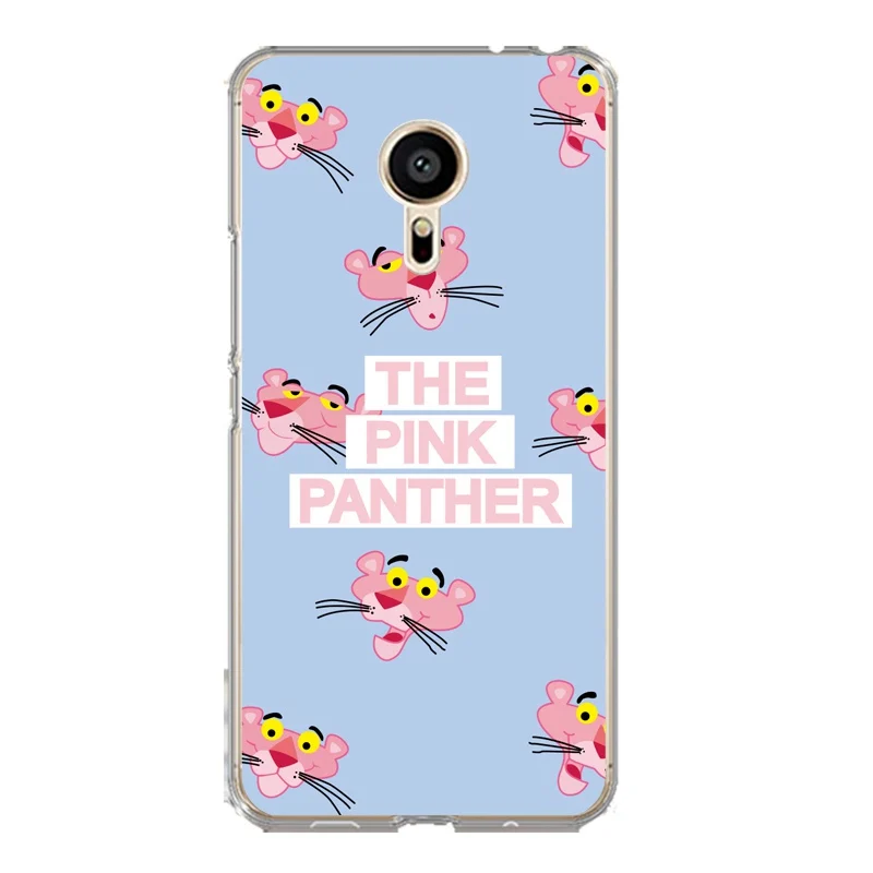 Feather Soft Clear TPU Phone Case For meilan MX6 pro6 U20 U10 A5 M5 M5S E E2 Printed Coque Pink Panther Cute Cover Free Shipping | Мобильные