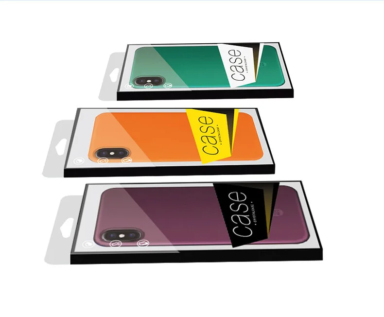 100 шт. оптовая продажа ПВХ коробка для iPhone X кожаный чехол универсальный