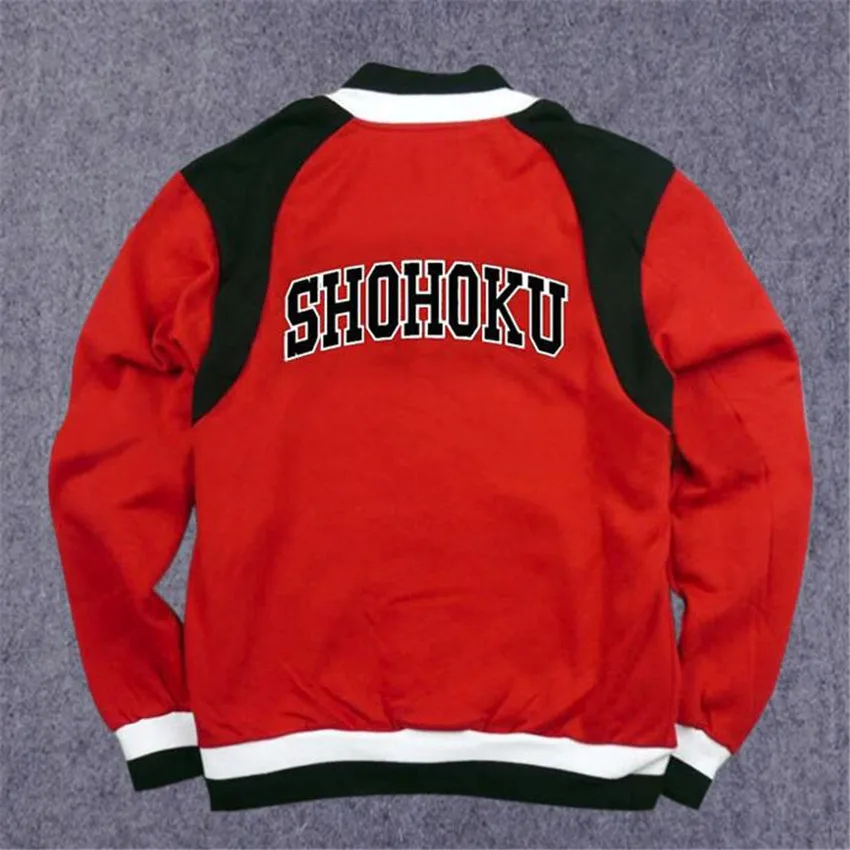 Аниме SLAM DUNK Shohoku Косплей костюмы баскетбол толстовка пальто ежедневный пиджак толстовки
