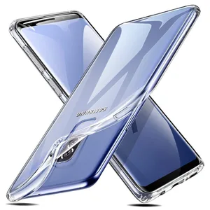 Чехол для Samsung Galaxy Note 10 9 8 S8 S9 S10 S20 S21 Plus Ultra S10e, мягкий силиконовый ультратонкий ударопрочный, прозрачный
