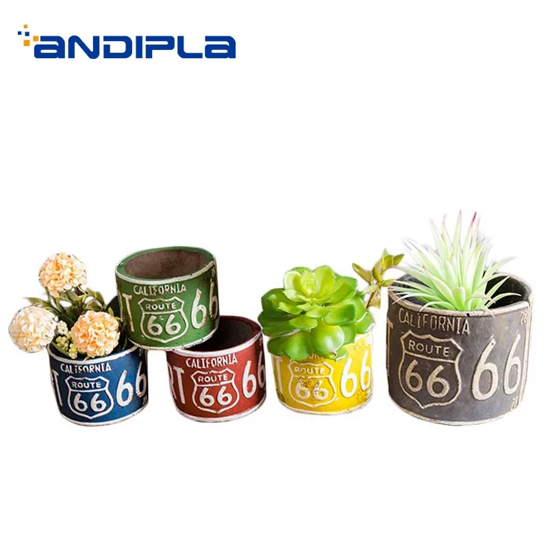 Настольная Ваза в американском стиле винтажная цементная пепельница держатель