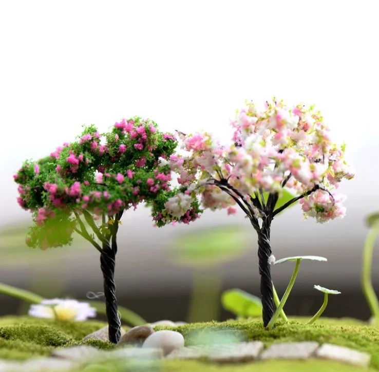 Абрикосового цвета 1 шт искусственное вишневое цветение дерева для сада и дома