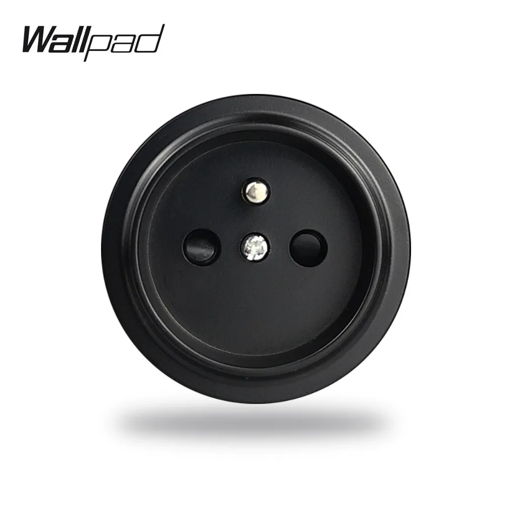 

L6 French Wall Electrical Power Socket 5 Colors Brown Black White Gold Modular DIY Free Combination