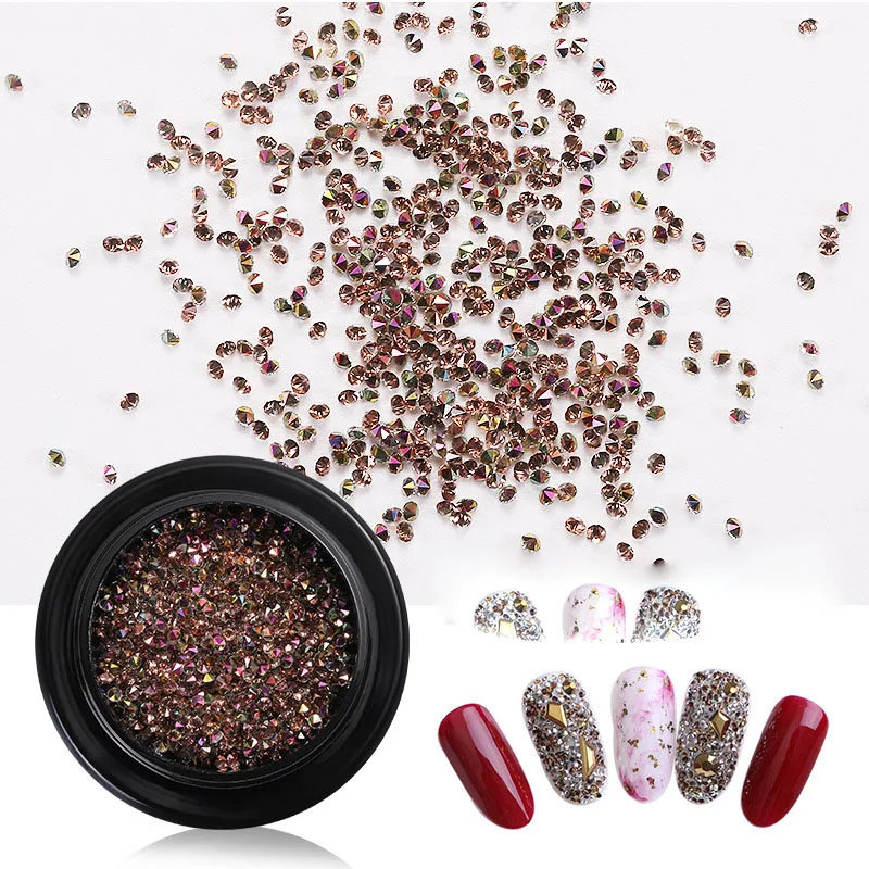 New little Diamond Nail Rhinestones Crystal Glitter Stones DIY 3d Design Art Decorations | Красота и здоровье