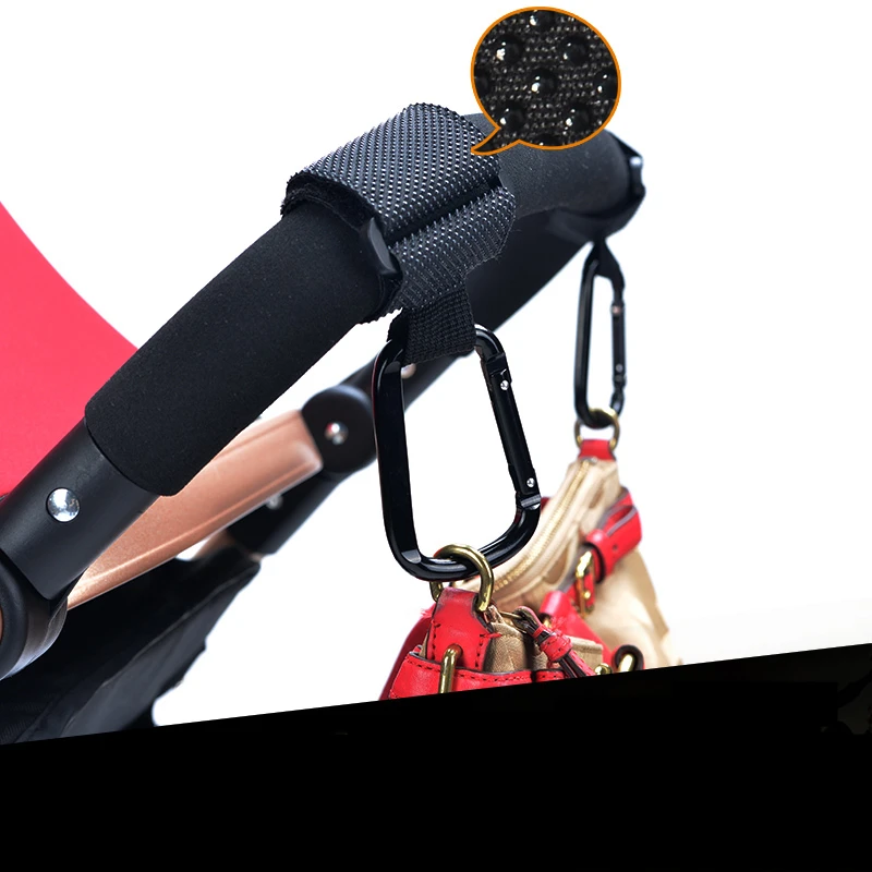 2Pcs/Lot Baby Stroller Hook Strong Hanger For Pushchair Prams Poussette Organizer Diaper Bags | Мать и ребенок