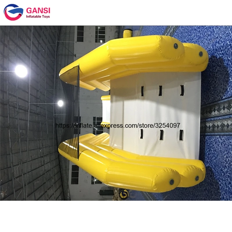 Guangzhou надувная плавающая водная горка для лодки/надувная яхты|water slide|floating water