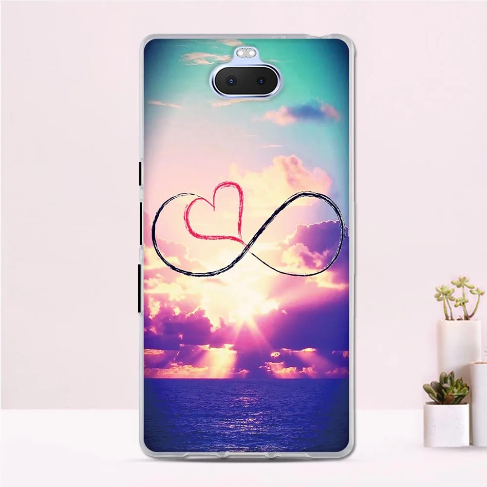 Для sony Xperia 10 чехол 6," Мягкий ТПУ бампер для sony Xperia 10 чехол силиконовый чехол для sony XA3 чехол с принтом