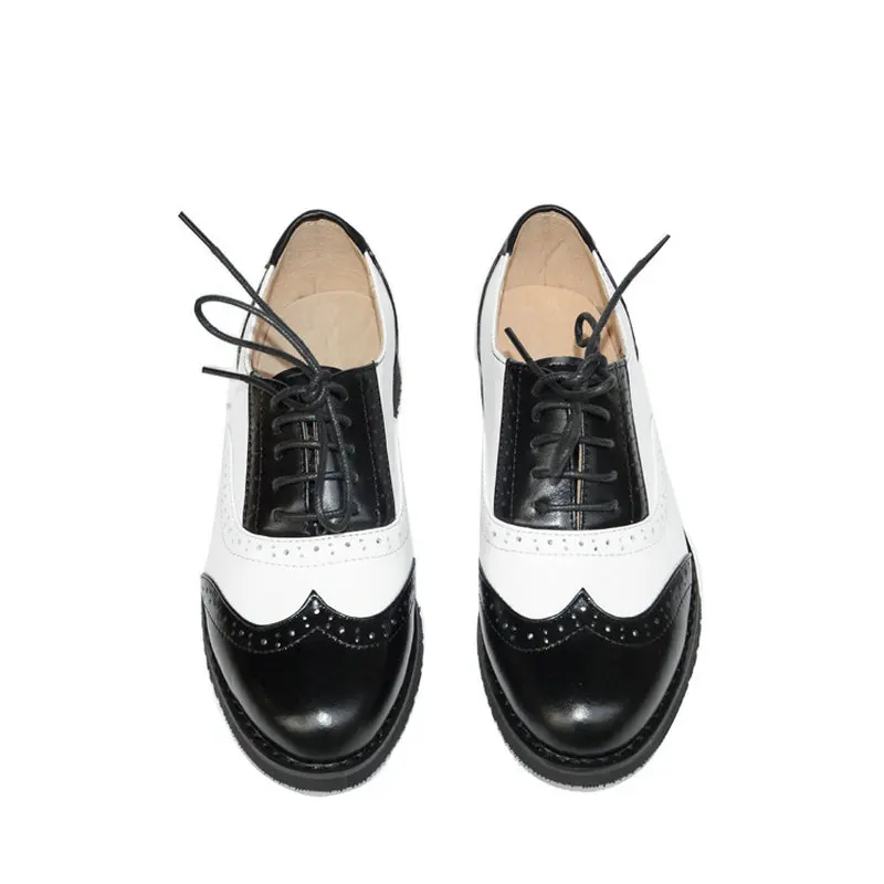 Patent Leather Vintage Oxfords Lace Up White Black Men Oxford Flat Shoes US Size 6-12.5 Comfortable batai | Обувь