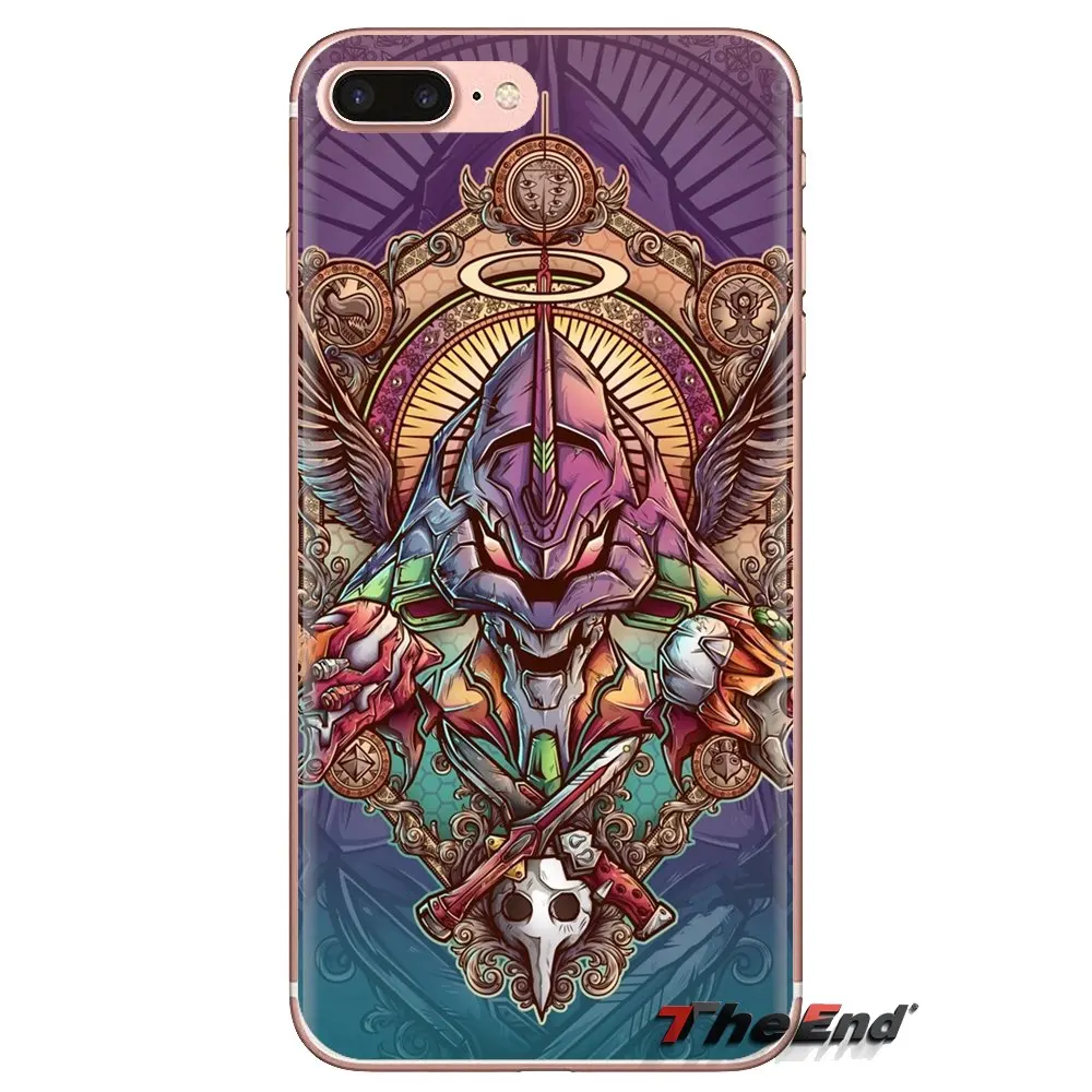 Evangelion unit For Samsung Galaxy S3 S4 S5 Mini S6 S7 Edge S8 S9 S10 Plus Note 3 4 5 8 9 Transparent Soft Cases Covers |