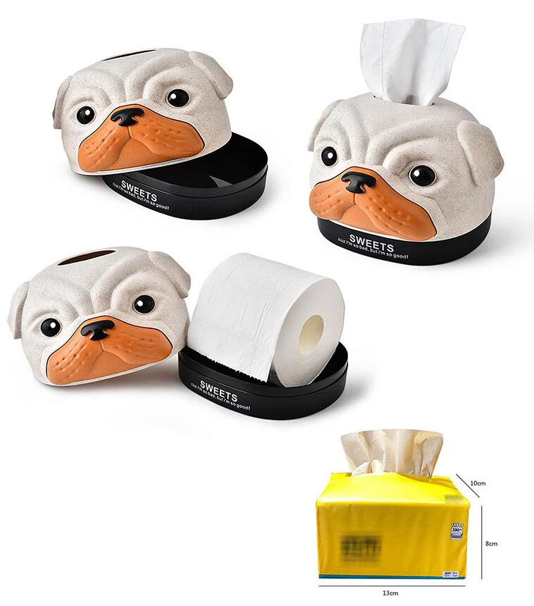 Тканевая коробка Bobby Dog модный мультяшный тканевый ящик для растений креативный