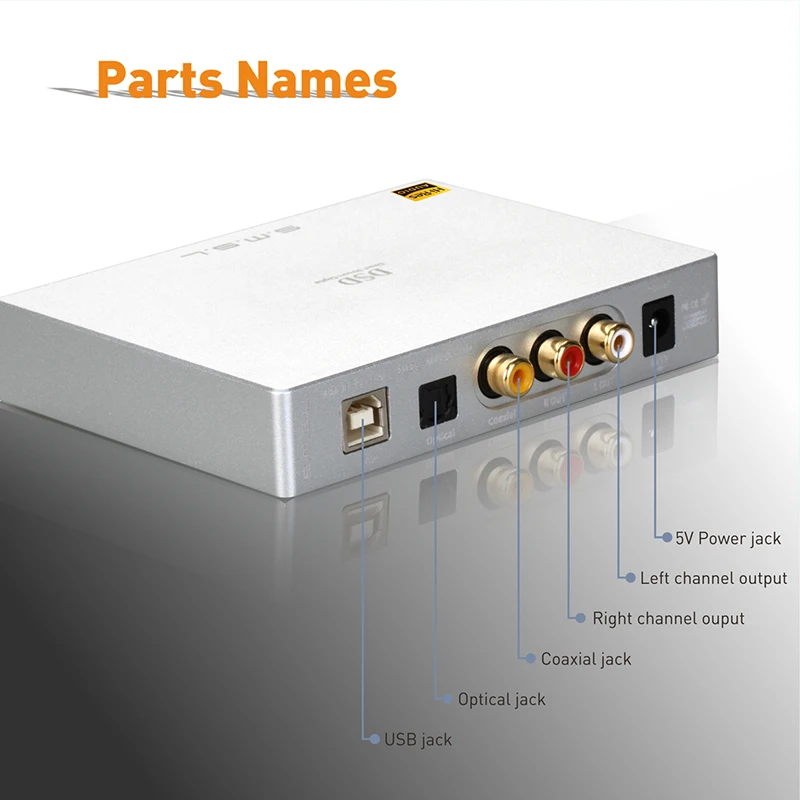 Новый SMSL M8A ЦАП dsd512/768 кГц Мини HiFi аудио декодер Усилители домашние USB получать