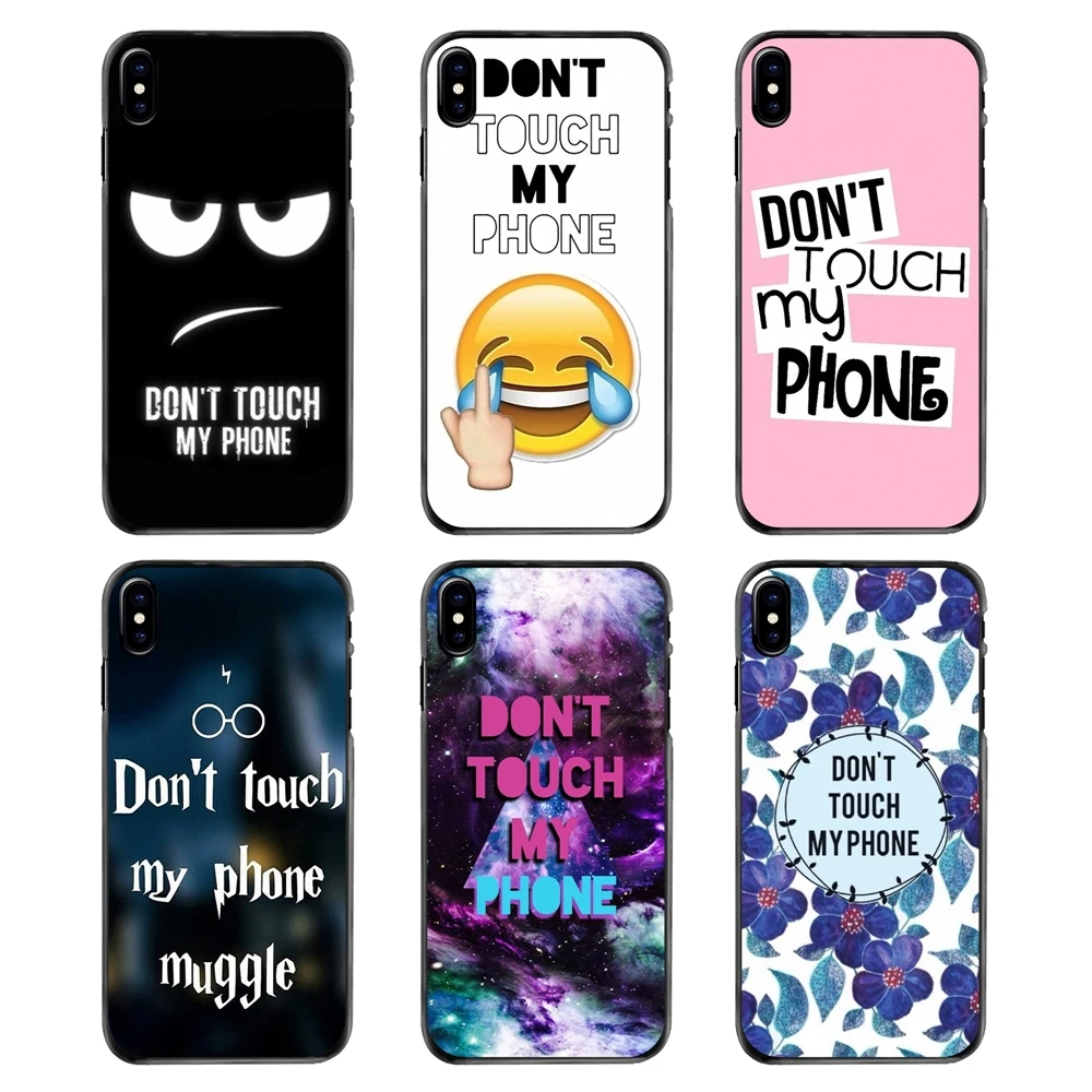 Аксессуары для Жесткий чехол телефона не надписью Don't Touch My Phone (не трогай мой LG G6