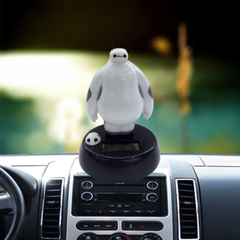 Мультфильм пластик Baymax качающейся головой приборной панели автомобиля игрушка