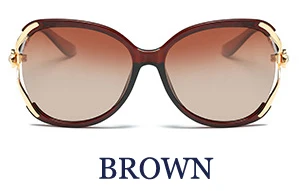 WPGJ098 BROWN MIZHO Drive, качественные солнцезащитные очки для женщин, фирменный дизайн, Полароид, УФ-защита,, Gafas De Sol mujer, Алмазный Узор, цветной - Цвет линз: WPGJ098 BROWN
