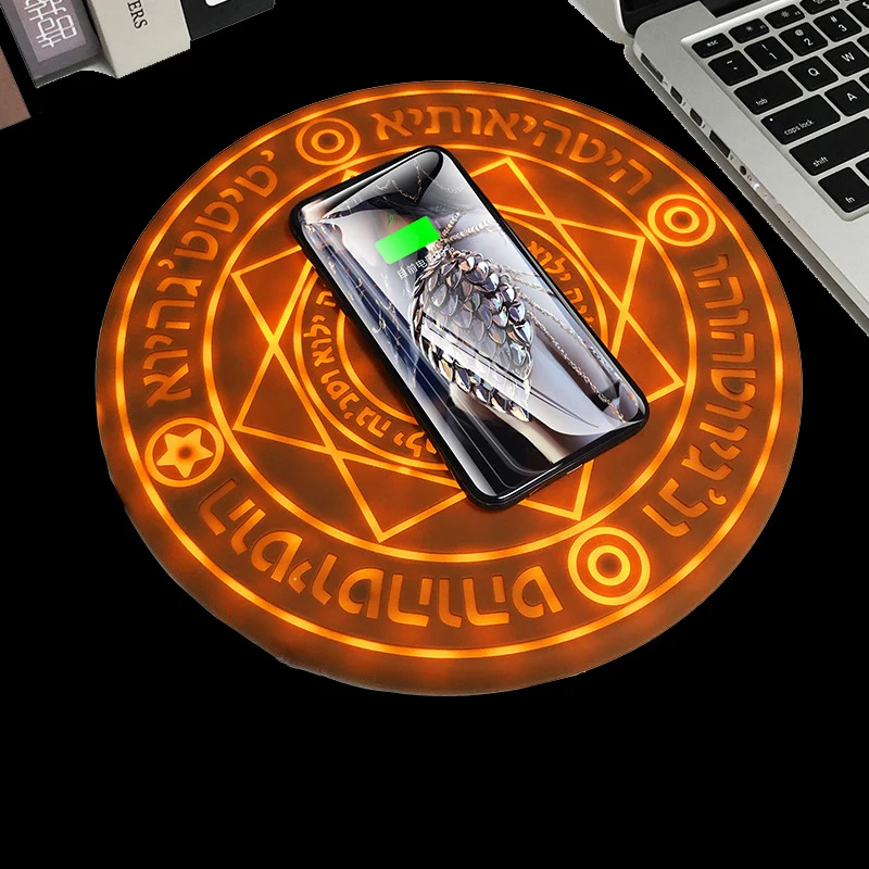 Tonbux Qi Стандартный Magic Беспроводной телефон Зарядное устройство 5/10 Вт Магия массив Зарядное устройство Беспроводной волшебный зарядный блок для смарт телефона