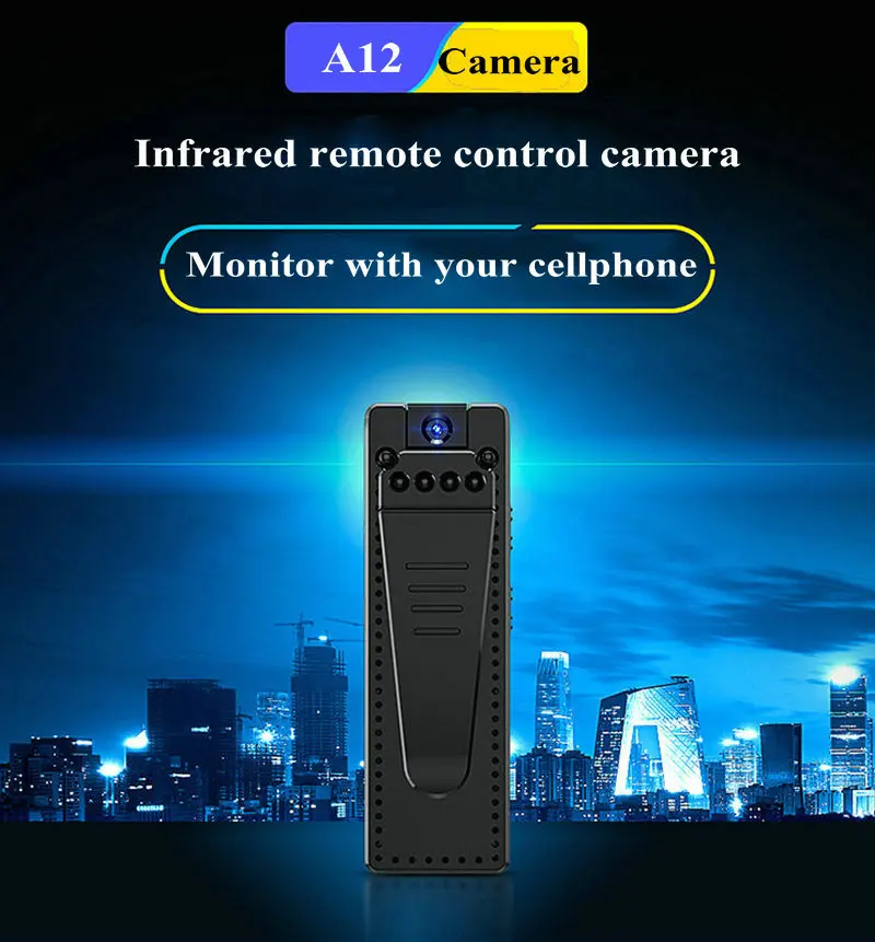 Ручка cam A12 HD1080P wifi камера тело маленькая s запись для суд доказательства DVR